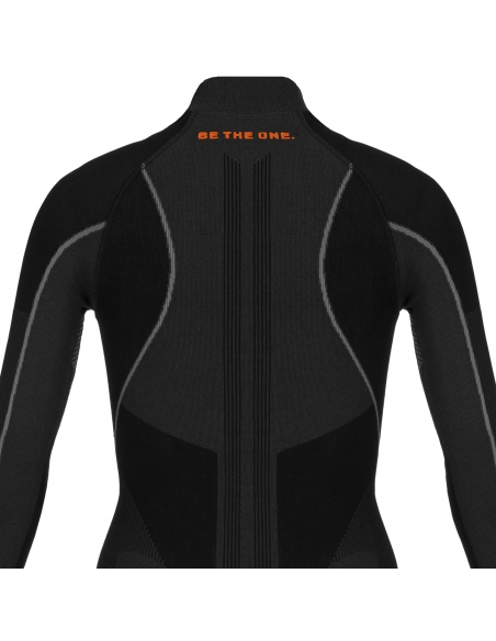 Koszulka termoaktywna dziecięca Reusch Undershirt Junior Warm Black/Orange-Popsicle