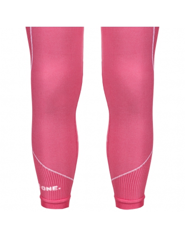 Spodnie termoaktywne dziecięce Reusch Leggings Junior Warm Raspberry/White
