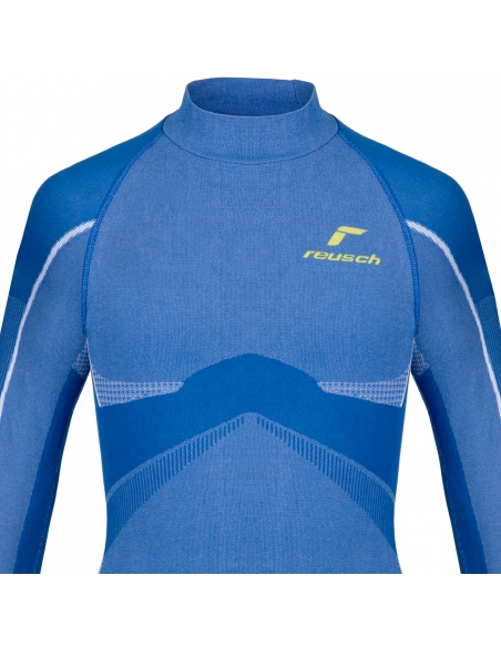 Koszulka termoaktywna dziecięca Reusch Undershirt Junior Warm Surf The Web/Safety Yellow