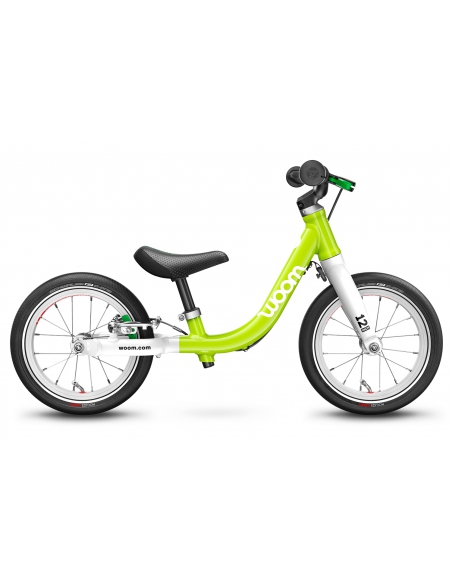 Rowerek biegowy Woom 1 Lizard Lime (12") limonkowy