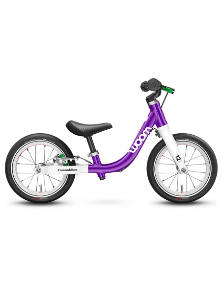 Rowerek biegowy Woom 1 Purple (12") fioletowy