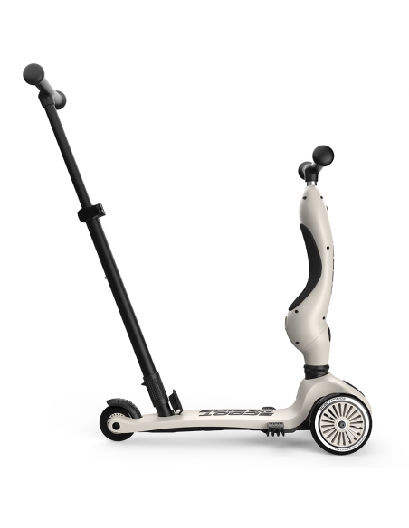 Hulajnoga Jeździk Scoot&Ride Highwaykick1 Push and Go 2w1 Ash (drążek do pchania) + pasek do noszenia GRATIS