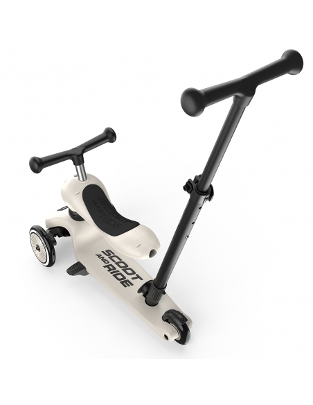 Hulajnoga Jeździk Scoot&Ride Highwaykick1 Push and Go 2w1 Ash (drążek do pchania) + pasek do noszenia GRATIS