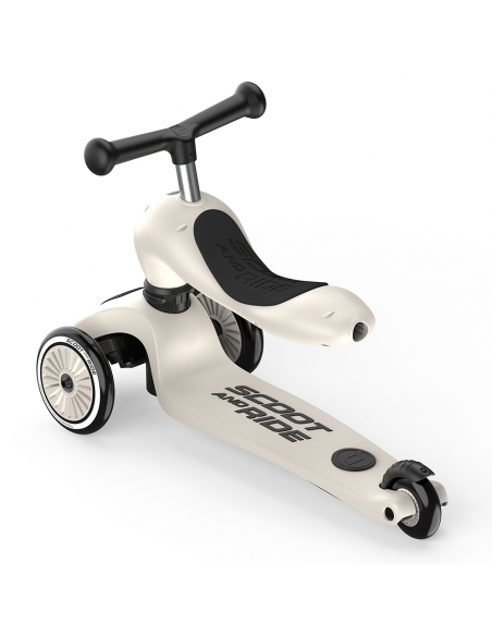 Hulajnoga Jeździk Scoot&Ride Highwaykick1 Push and Go 2w1 Ash (drążek do pchania) + pasek do noszenia GRATIS