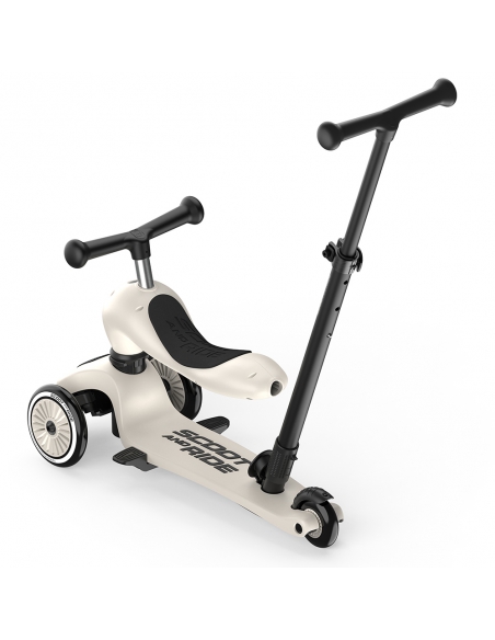 Hulajnoga Jeździk Scoot&Ride Highwaykick1 Push and Go 2w1 Ash (drążek do pchania) + pasek do noszenia GRATIS