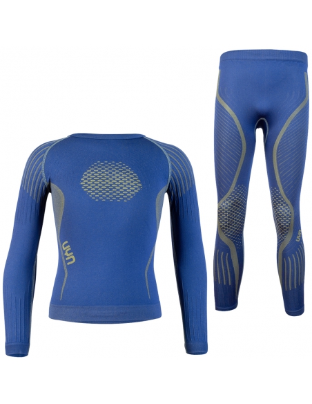 Bielizna termoaktywna dla dzieci (koszulka + getry) UYN Visyon JUNIOR UW Set Sunny Royal
