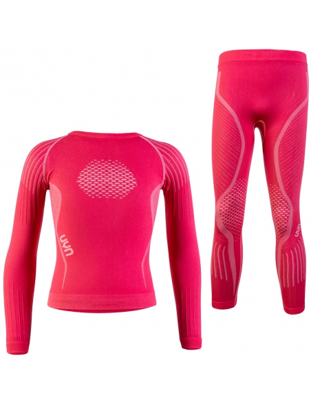 Bielizna termoaktywna dla dzieci (koszulka + getry) UYN Visyon JUNIOR UW Set Sweet Pink