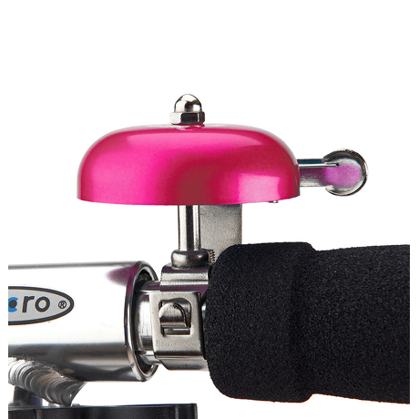 Dzwonek Micro metalowy różowy