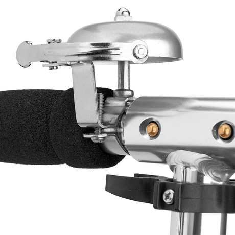 Dzwonek Micro metalowy srebrny