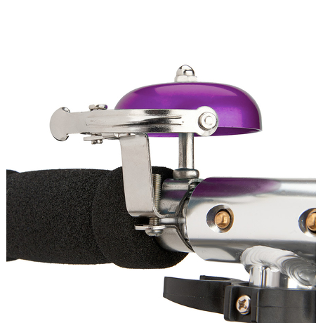 Dzwonek Micro metalowy fioletowy