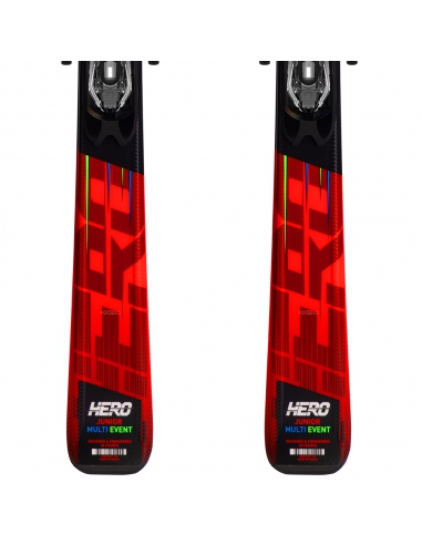 Narty dziecięce Rossignol HERO JUNIOR + wiązania Look XPRESS 7 GW