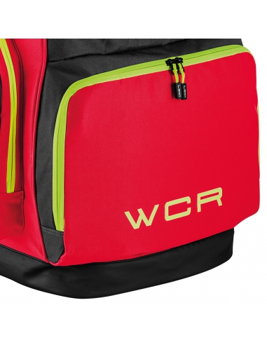 Plecak narciarski Leki SKIBOOT BAG WCR Bright Red/Black/Neon Yellow 85L