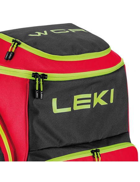 Plecak narciarski Leki SKIBOOT BAG WCR Bright Red/Black/Neon Yellow 85L