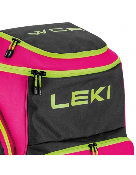 Plecak narciarski Leki SKIBOOT BAG WCR Neon Pink/Black/Neon Yellow 85L