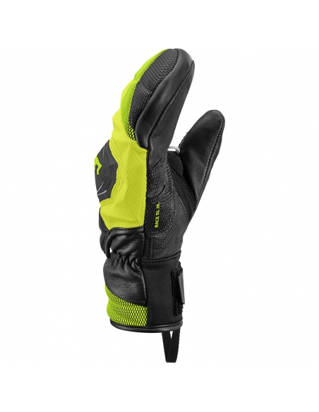 Rękawice narciarskie Leki WCR Venom 3D Junior Mitten (jednopalczaste) Black/Ice-Lemon