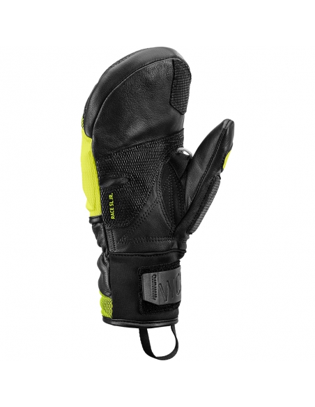 Rękawice narciarskie Leki WCR Venom 3D Junior Mitten (jednopalczaste) Black/Ice-Lemon