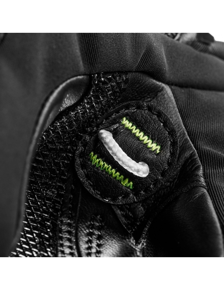 Rękawice narciarskie Leki WCR C-Tech 3D Junior (pięciopalczaste) Black/Ice-Lemon