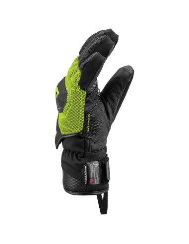 Rękawice narciarskie Leki WCR Coach 3D Junior (pięciopalczaste) Black/Ice-Lemon