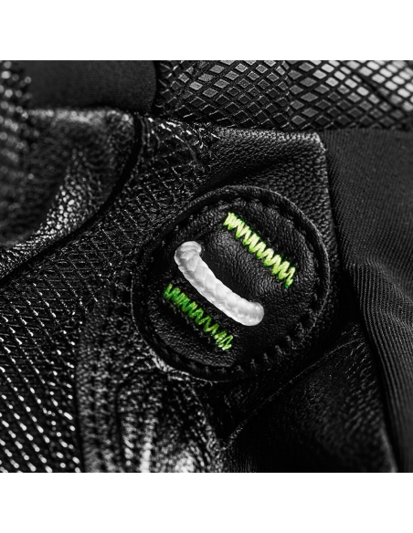 Rękawice narciarskie Leki WCR Coach 3D Junior Mitten (jednopalczaste) Black/Ice-Lemon