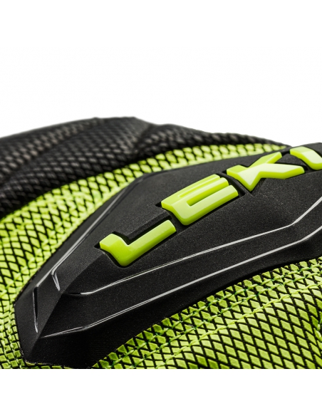 Rękawice narciarskie Leki WCR Coach 3D Junior Mitten (jednopalczaste) Black/Ice-Lemon