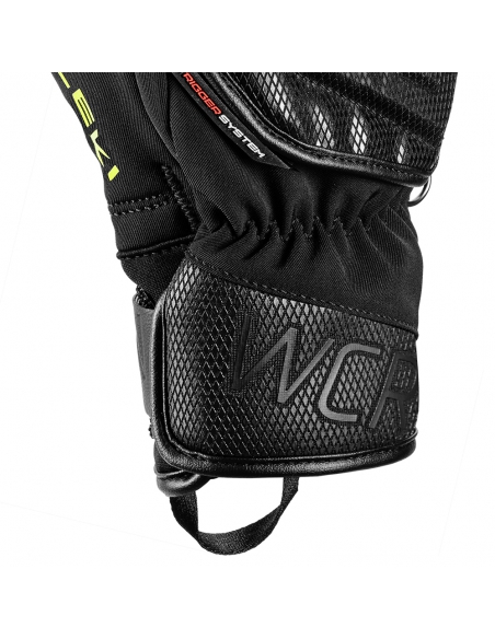 Rękawice narciarskie Leki WCR C-Tech 3D Junior (pięciopalczaste) Black/Ice-Lemon