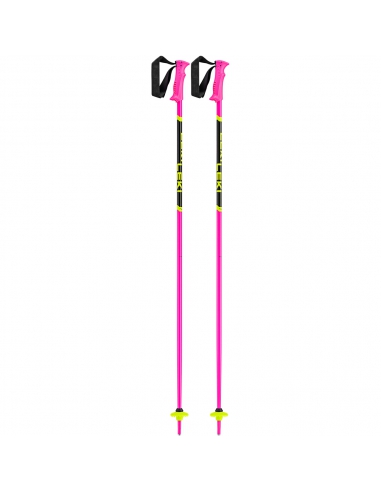 Kije narciarskie Leki Racing Kids Neon Pink/Black/Neon Yellow