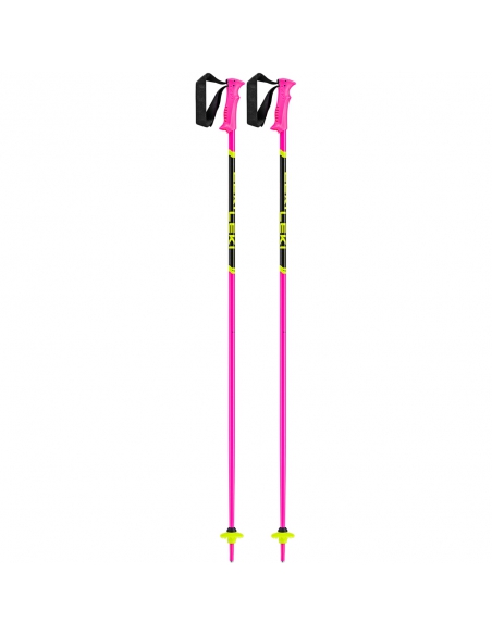 Kije narciarskie Leki Racing Kids Neon Pink/Black/Neon Yellow