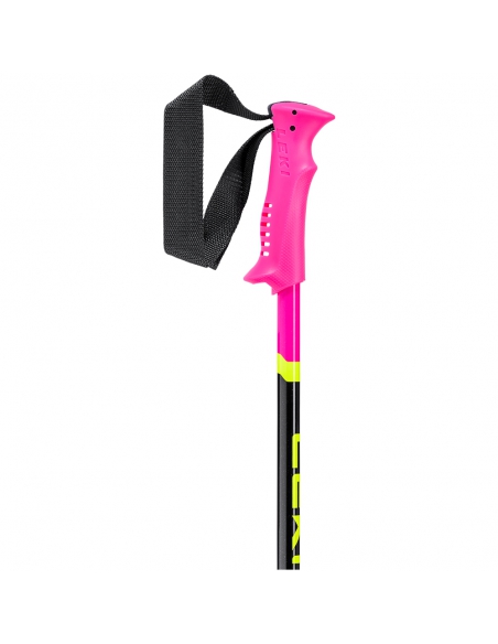 Kije narciarskie Leki Racing Kids Neon Pink/Black/Neon Yellow