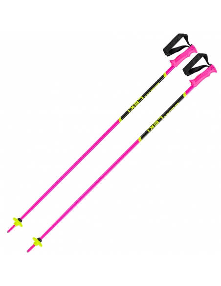 Kije narciarskie Leki Racing Kids Neon Pink/Black/Neon Yellow
