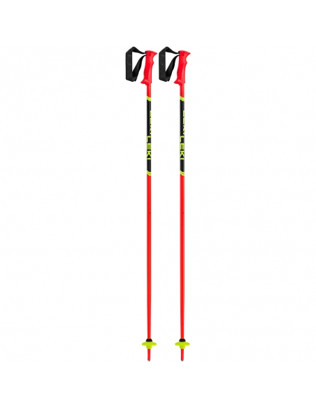 Kije narciarskie Leki Racing Kids Bright Red/Black/Neon Yellow