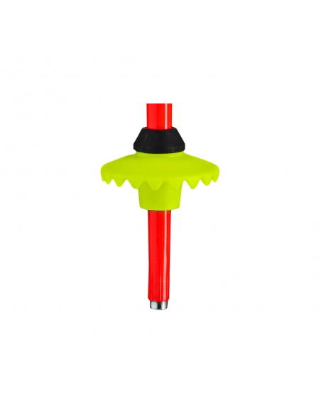 Kije narciarskie Leki Racing Kids Bright Red/Black/Neon Yellow