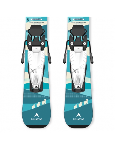 Narty dziecięce Dynastar MY FIRST  + wiązania Look Team 4 GW