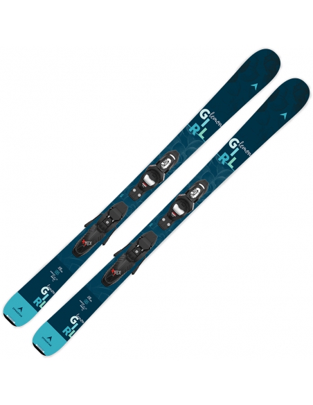 Narty dziecięce Dynastar LEMON GIRL + wiązania Look KID 4 GW