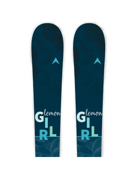 Narty dziecięce Dynastar LEMON GIRL + wiązania Look KID 4 GW