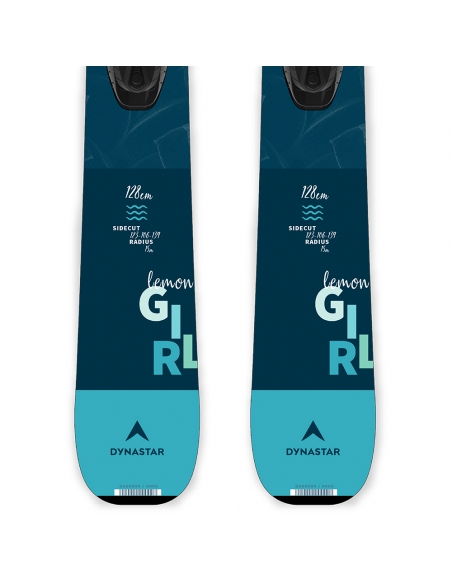 Narty dziecięce Dynastar LEMON GIRL + wiązania Look KID 4 GW