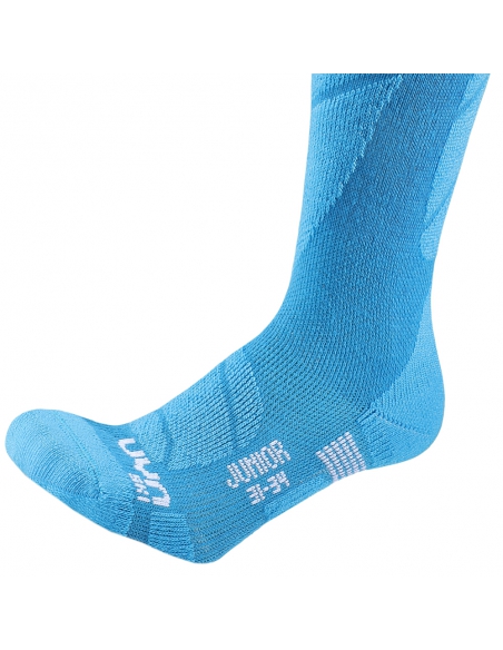 Skarpety narciarskie dziecięce UYN Junior Ski Socks Turquoise