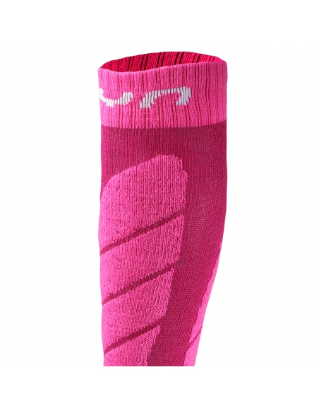 Skarpety narciarskie dziecięce UYN Junior Ski Socks Pink