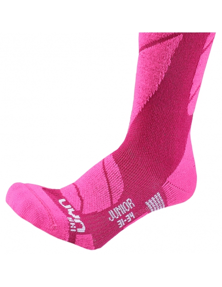 Skarpety narciarskie dziecięce UYN Junior Ski Socks Pink