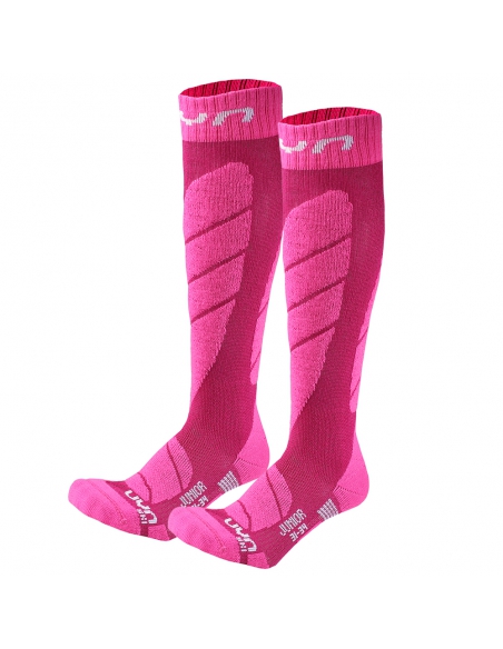 Skarpety narciarskie dziecięce UYN Junior Ski Socks Pink