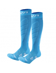 Skarpety narciarskie dziecięce UYN Junior Ski Socks Turquoise