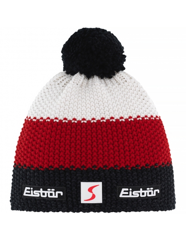 Czapka z pomponem Eisbar Star Pompon SKA KIDS multicolor black-red-white