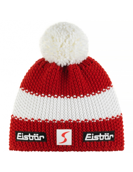 Czapka z pomponem Eisbar Star Pompon SKA KIDS AUSTRIA multicolor red-white Czapka z pomponem Eisbar Star Pompon SKA KIDS AUSTRIA multicolor red-white