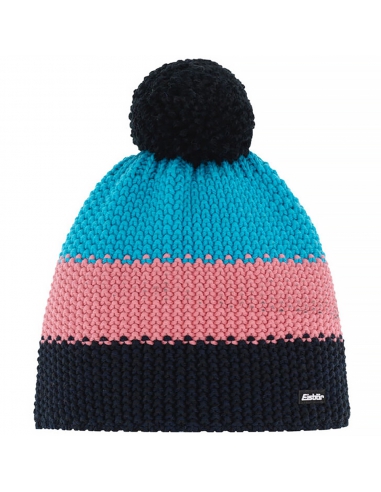 Czapka z pomponem Eisbar Star Pompon KIDS multicolor black-pink-blue
