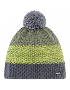 Czapka z pomponem Eisbar Star Pompon KIDS multicolor grey-green