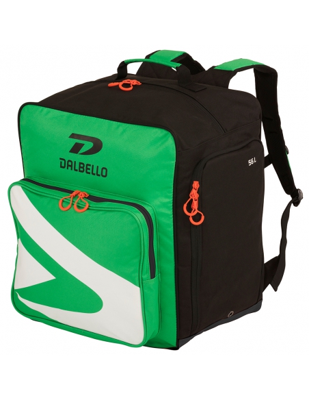 Plecak narciarski Dalbello RACE BOOT & HELMET BACKPACK Green/White/Orange 56L