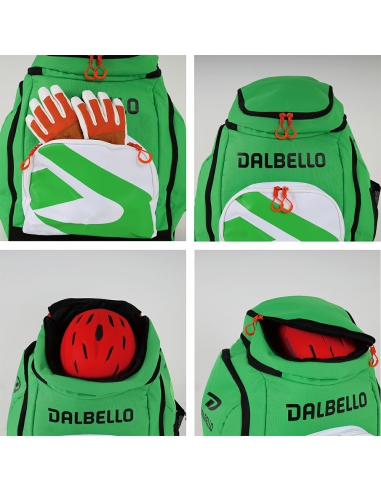 Plecak narciarski Dalbello RACE BACKPACK TEAM MEDIUM Green/White/Orange 85L