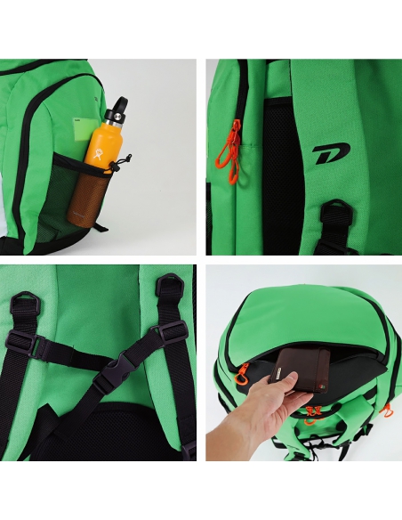 Plecak narciarski Dalbello RACE BACKPACK TEAM LARGE Green/White/Orange 115L
