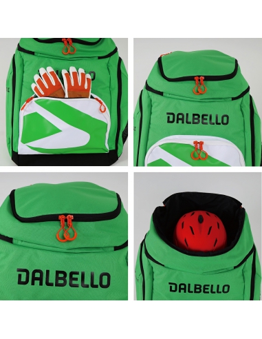 Plecak narciarski Dalbello RACE BACKPACK TEAM LARGE Green/White/Orange 115L
