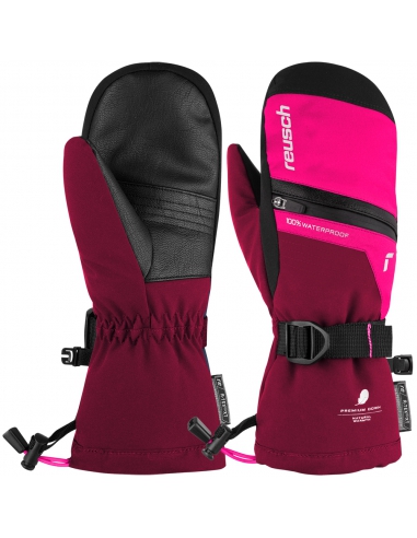 Rękawice narciarskie Reusch Lando R-TEX® XT Junior Mitten (jednopalczaste) Cerise/Pink Glo