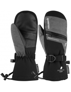 Rękawice narciarskie Reusch Lando R-TEX® XT Junior Mitten (jednopalczaste) Black/Black Melange